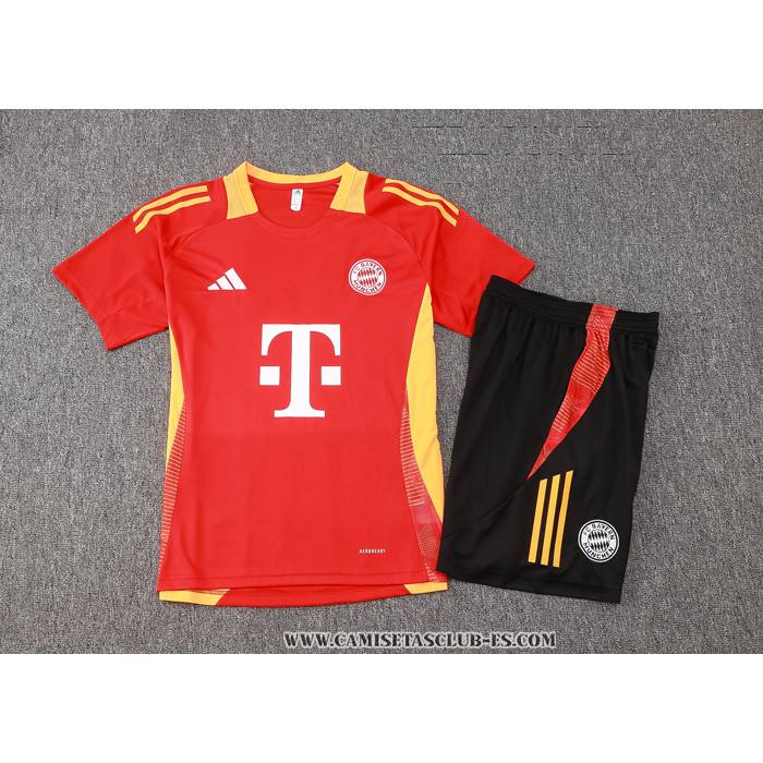 Chandal del Bayern Munich 24-25 Manga Corta Rojo - Pantalon Corto